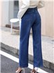 Jeans wide leg strass
