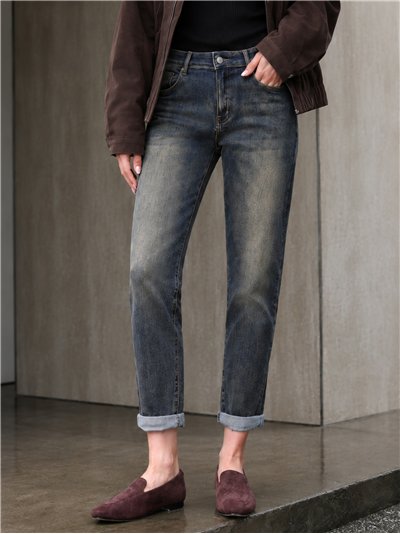 Jeans mom fit lavado vintage