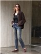 Jeans mom fit lavado vintage