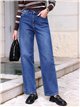 Jeans balloon azul medio