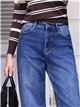 Jeans balloon azul medio