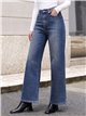 Jeans wide leg efecto vintage