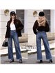 Jeans wide leg efecto vintage