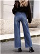Jeans wide leg efecto vintage