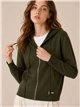 Chaqueta de punto capucha y cremallera