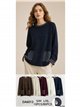 Shimmer pocket knit sweater