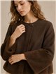 Chaqueta corta efecto pelo