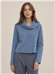 Chaqueta corta cuello envolvente