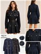 Vestido camisero vaquero con cinturón