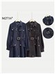 Vestido camisero vaquero con cinturón