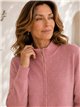 Cardigan taglie forti con cerniera