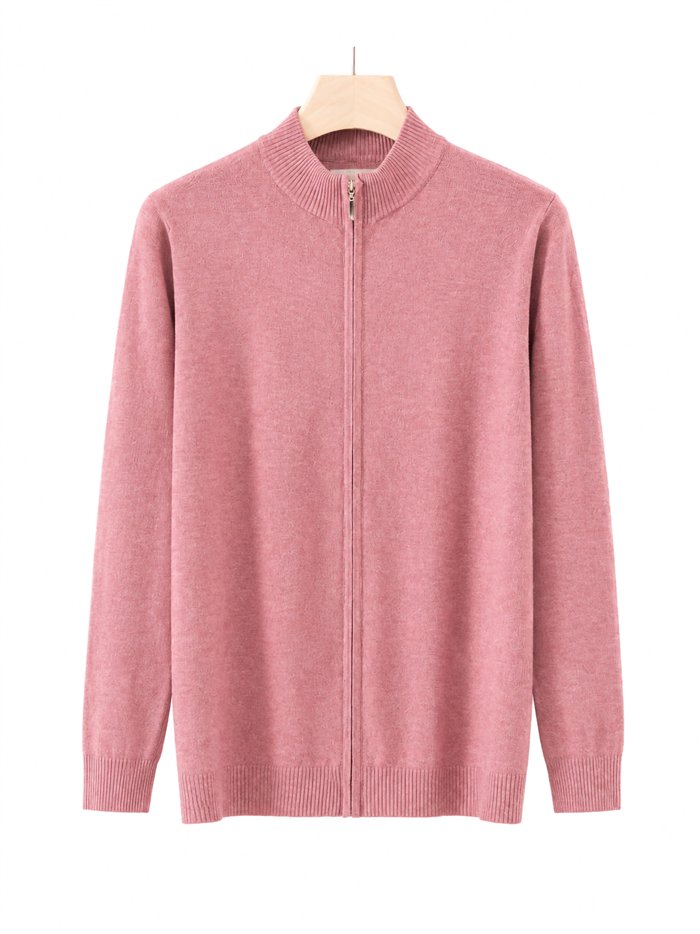 Cardigan taglie forti con cerniera