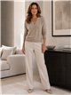 Cardigan con scollo a V taglie forti