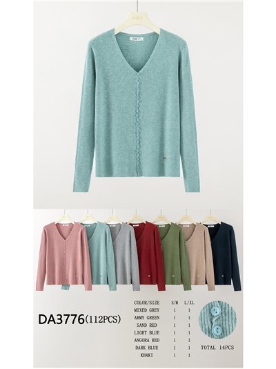 Cardigan a coste con mini bottoni 2