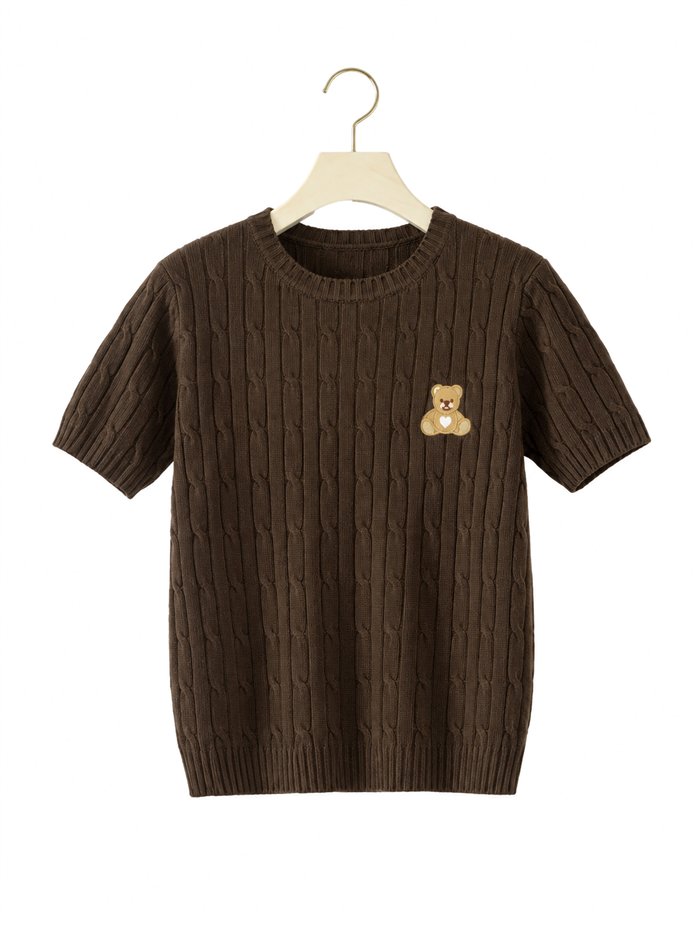 Jersey trenzado parche osito
