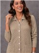 Cardigan testurizzato con collo a revers
