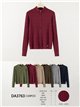 Chaqueta de punto trenzado cremallera