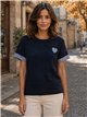 Jersey corazón vichy manga corta