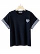 Jersey corazón vichy manga corta