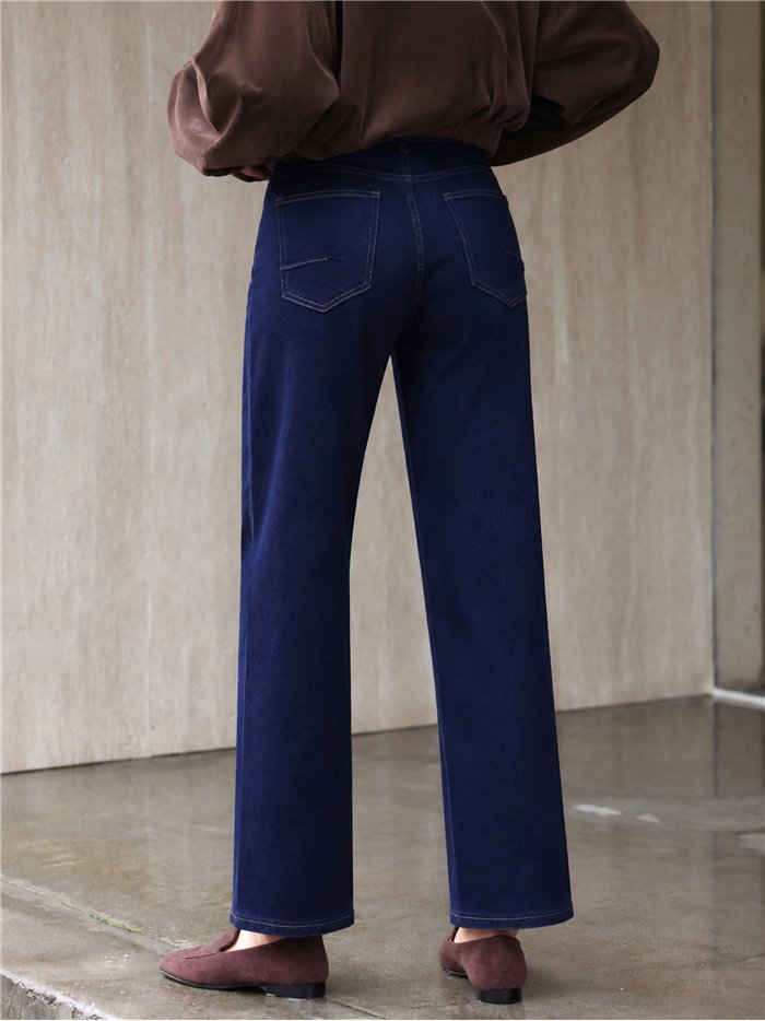 Jeans balloon azul índigo