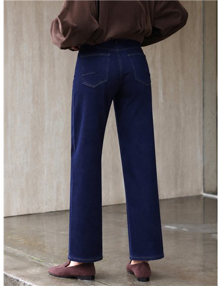 Jeans balloon azul índigo