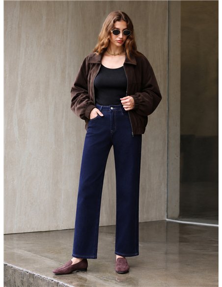 Jeans balloon azul índigo