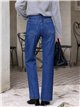 Jeans wide leg rayas finas