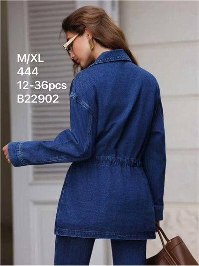 Verstellbare Utility-Jeansjacke 2