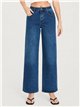 Jeans wide leg básicos