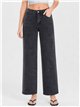 Gerade geschnittene graue Jeans