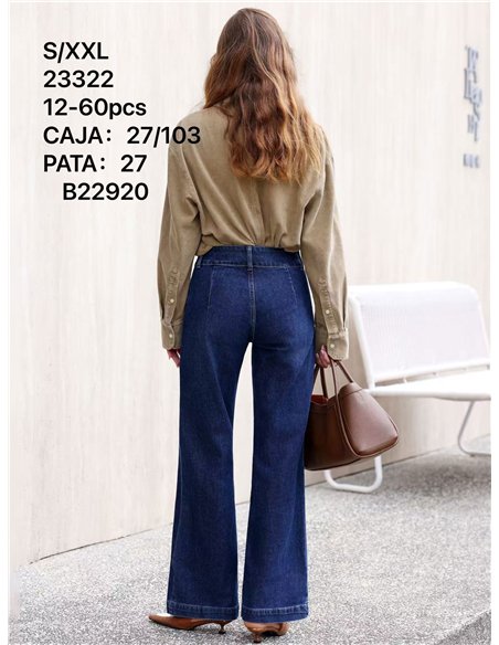 Weit geschnittene Jeans mit geflochtenen Taschen