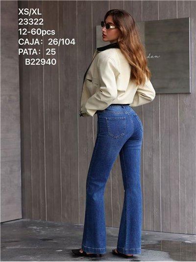 Jeans bolsillos trenzado 2
