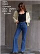 Jeans bolsillos trenzado