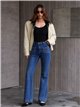 Jeans bolsillos trenzado