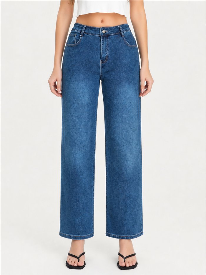 Jeans rectos talla grande