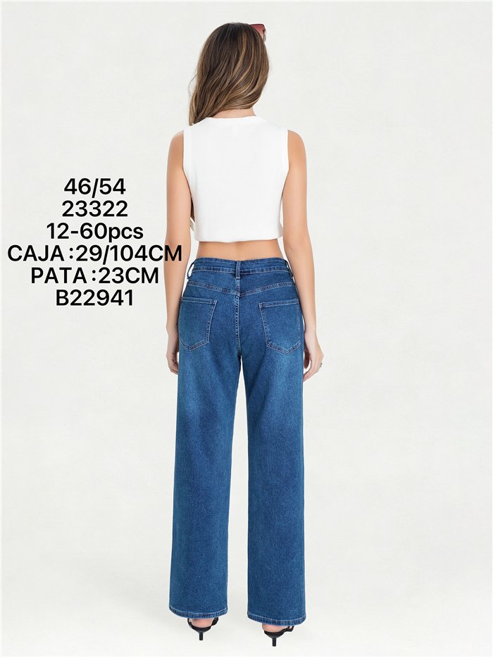 Jeans rectos talla grande