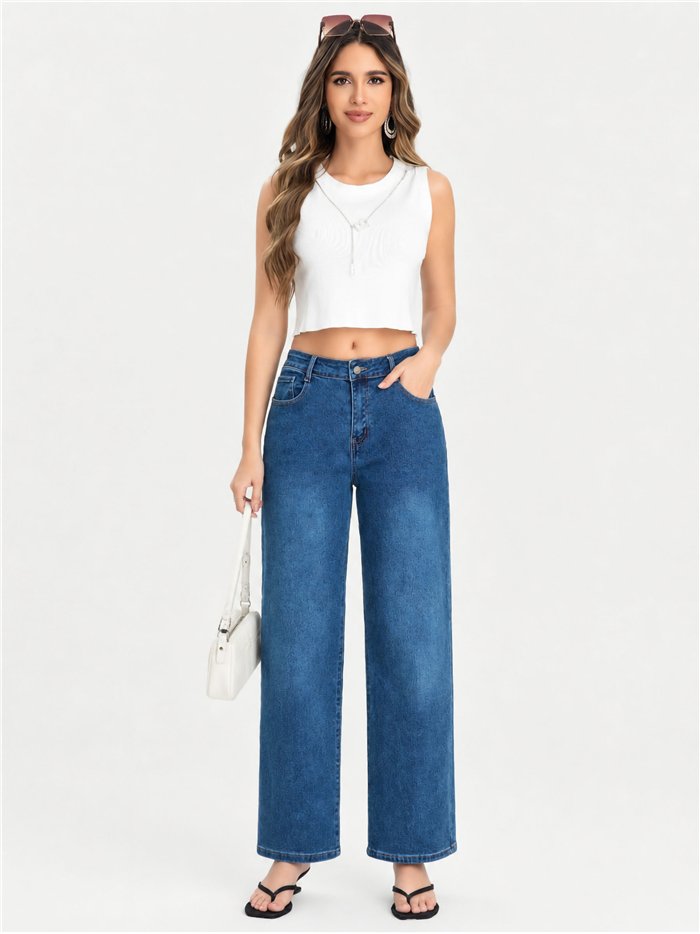 Jeans rectos talla grande