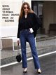 Jeans rectos strass