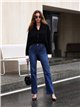 Jeans rectos strass