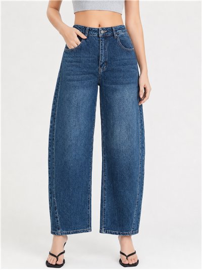 Jeans barrel leg