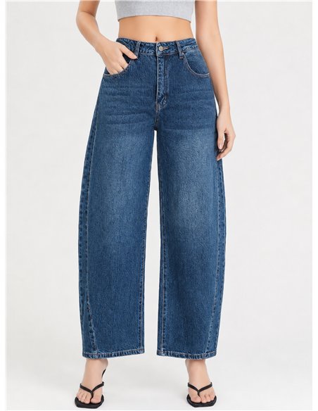 Jeans barrel leg