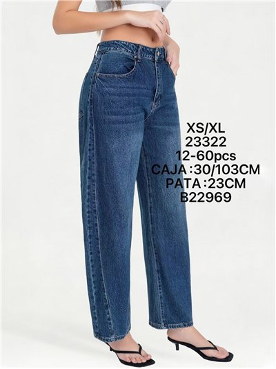 Jeans barrel leg 2