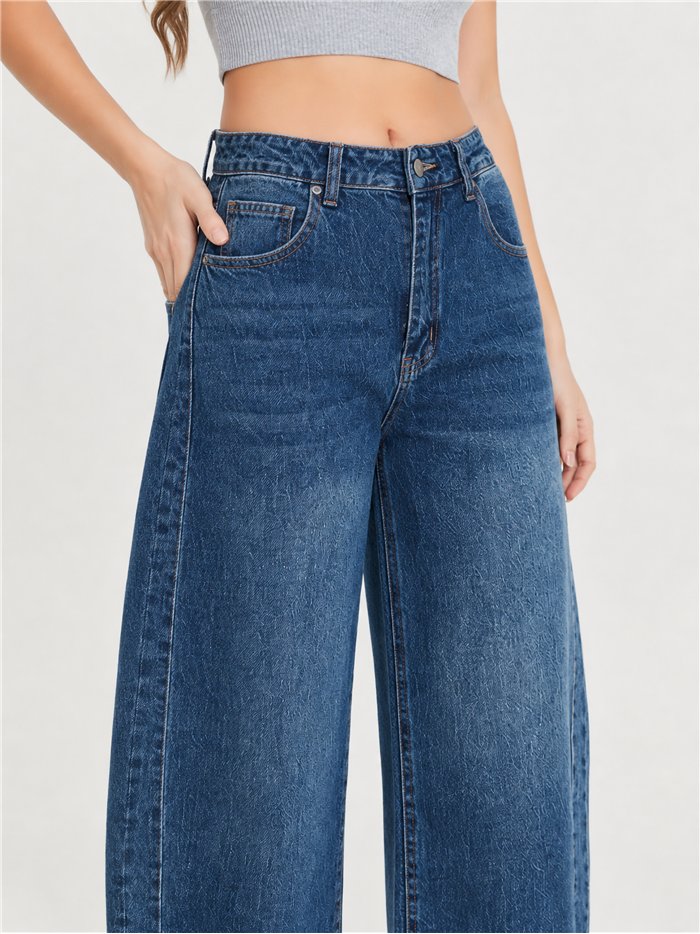 Jeans barrel leg