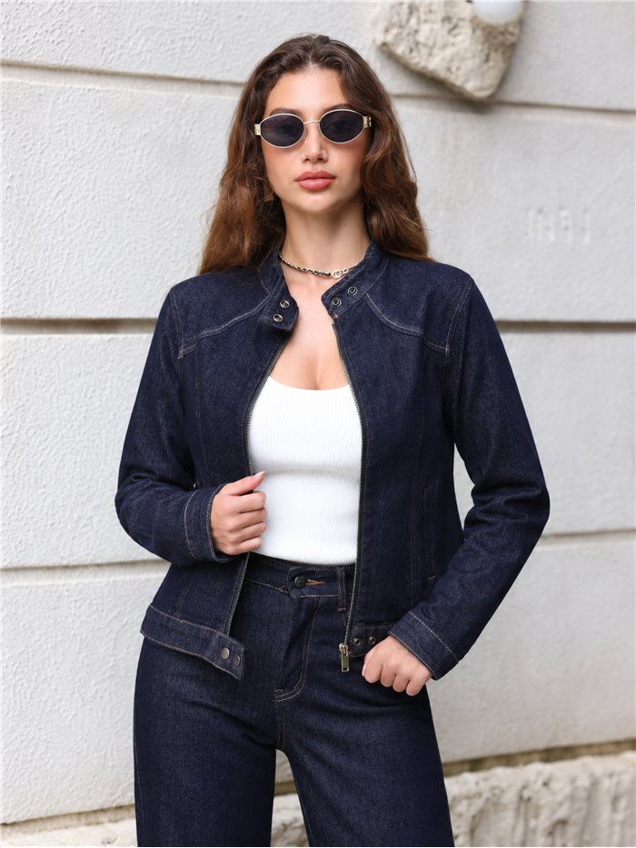 Chaqueta vaquera biker
