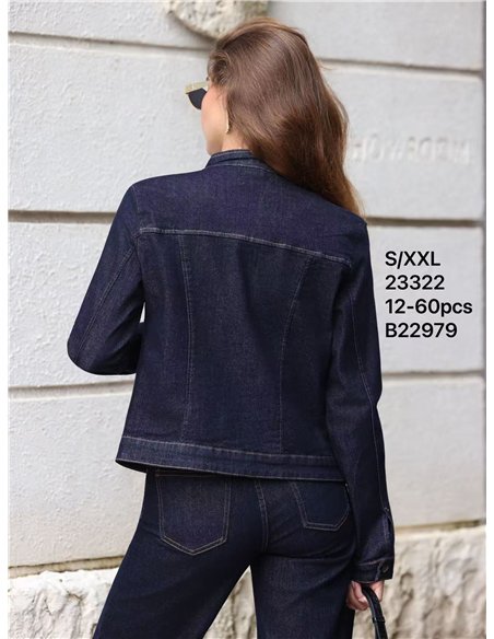 Chaqueta vaquera biker