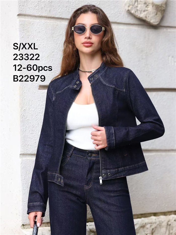 Chaqueta vaquera biker