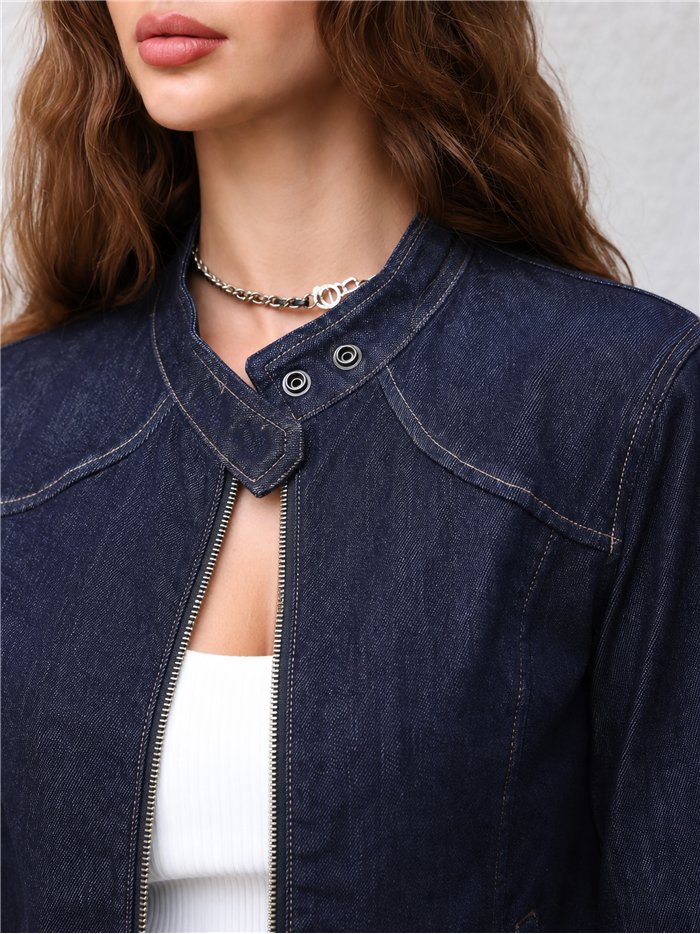 Chaqueta vaquera biker