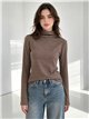 Camiseta rayas cuello alto