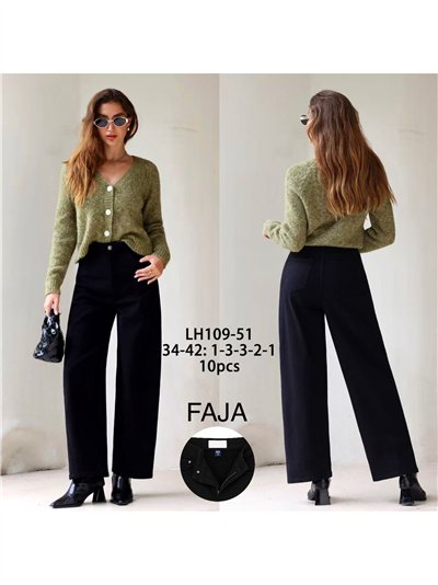 Jeans balloon negros con faja 2