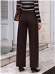 Jeans balloon chocolate con faja